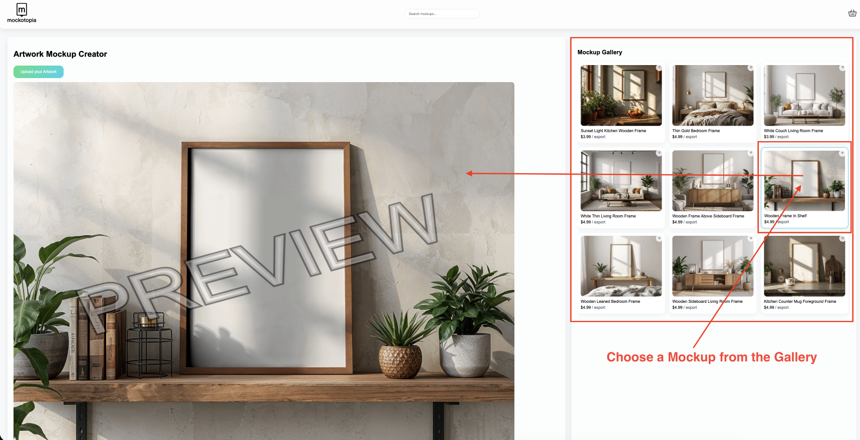 Mockotopia - Screenshot 4 showing product features and functionality