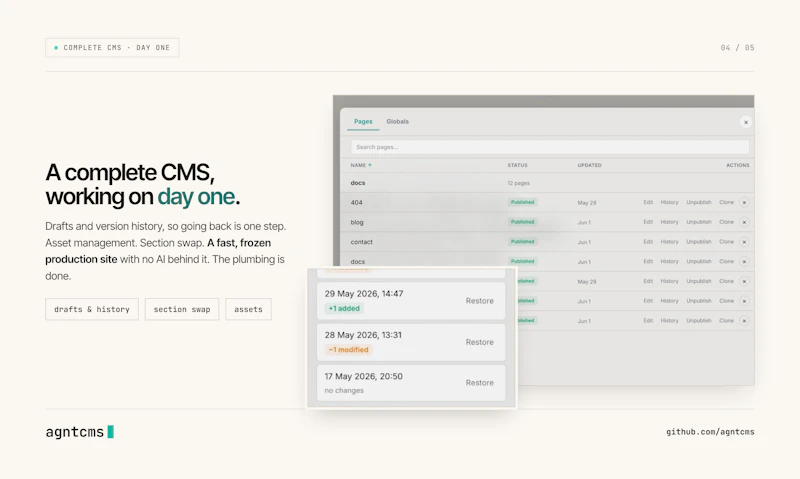 agntcms screenshot 4