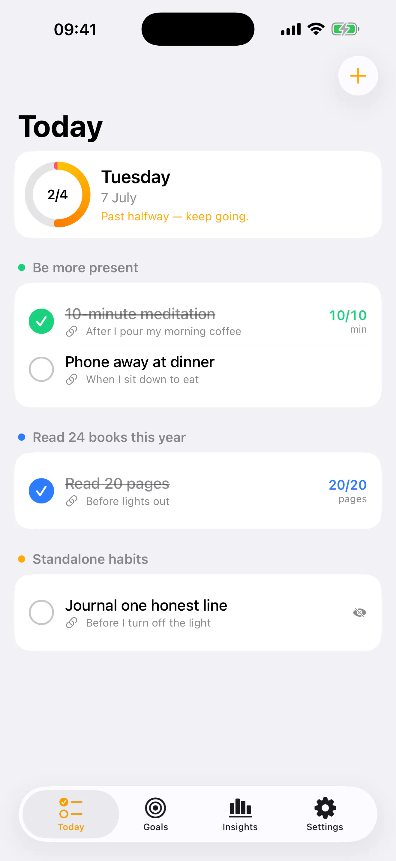 Reason: Habit Tracker gallery image
