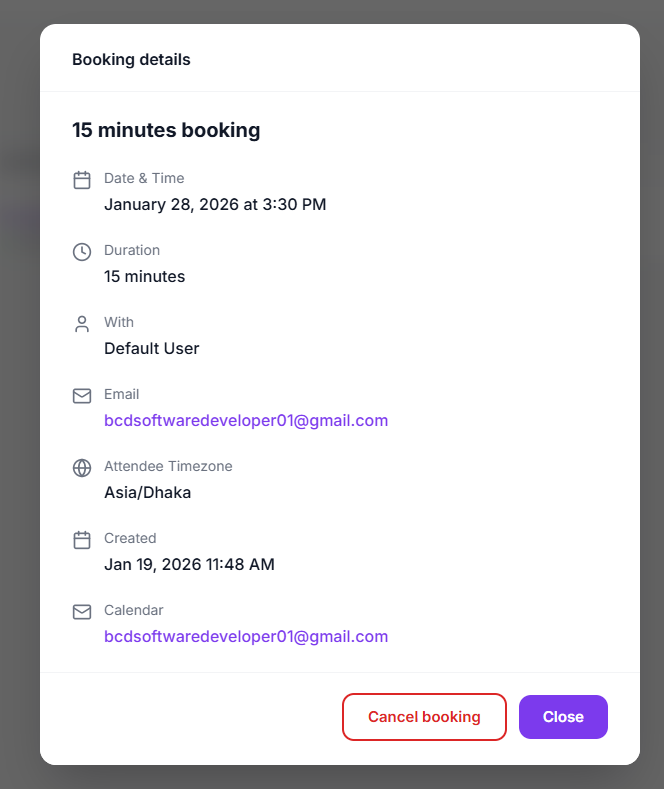 Calenderify - Screenshot 4 showing product features and functionality