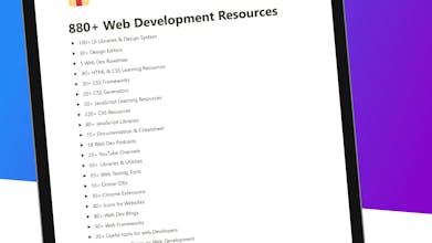 880+ Web Development Resources gallery image