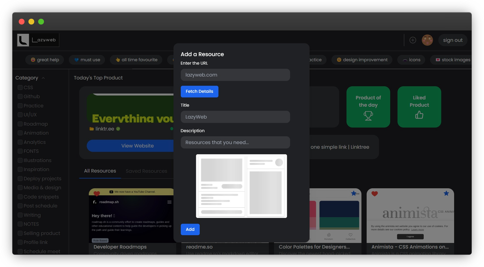 LazyWeb media 3