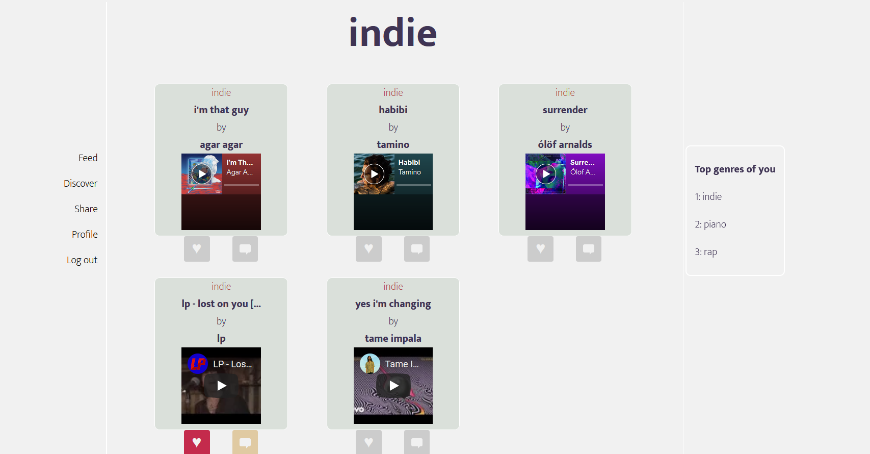 Social Media Platform for Music gallery image