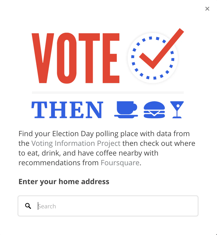 Find Your Polling Place 2016 by Foursquare