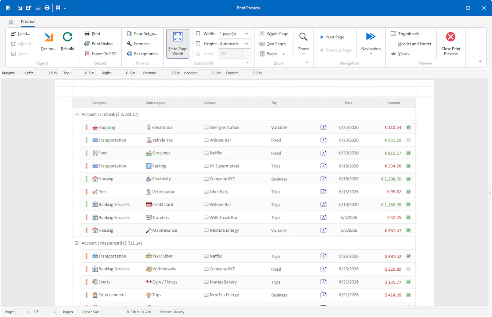 dbMoney Personal screenshot 12