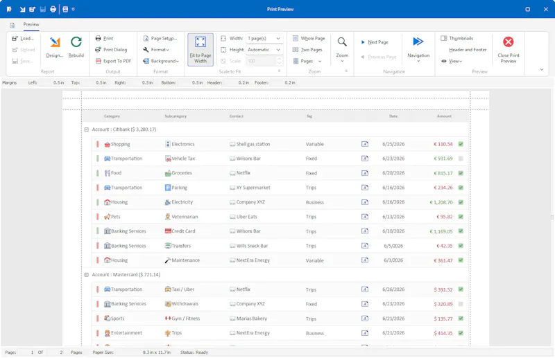 dbMoney Personal screenshot 12