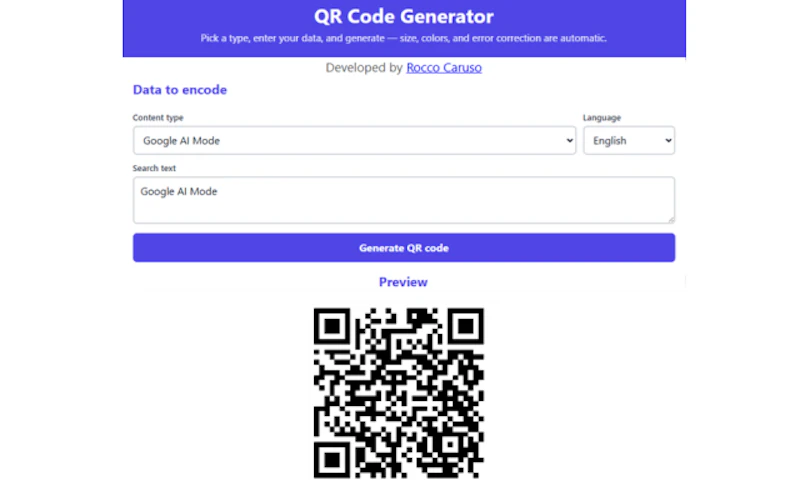 QR Code Generator screenshot 2