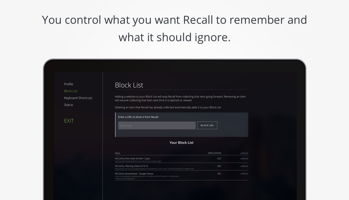atlas recall android