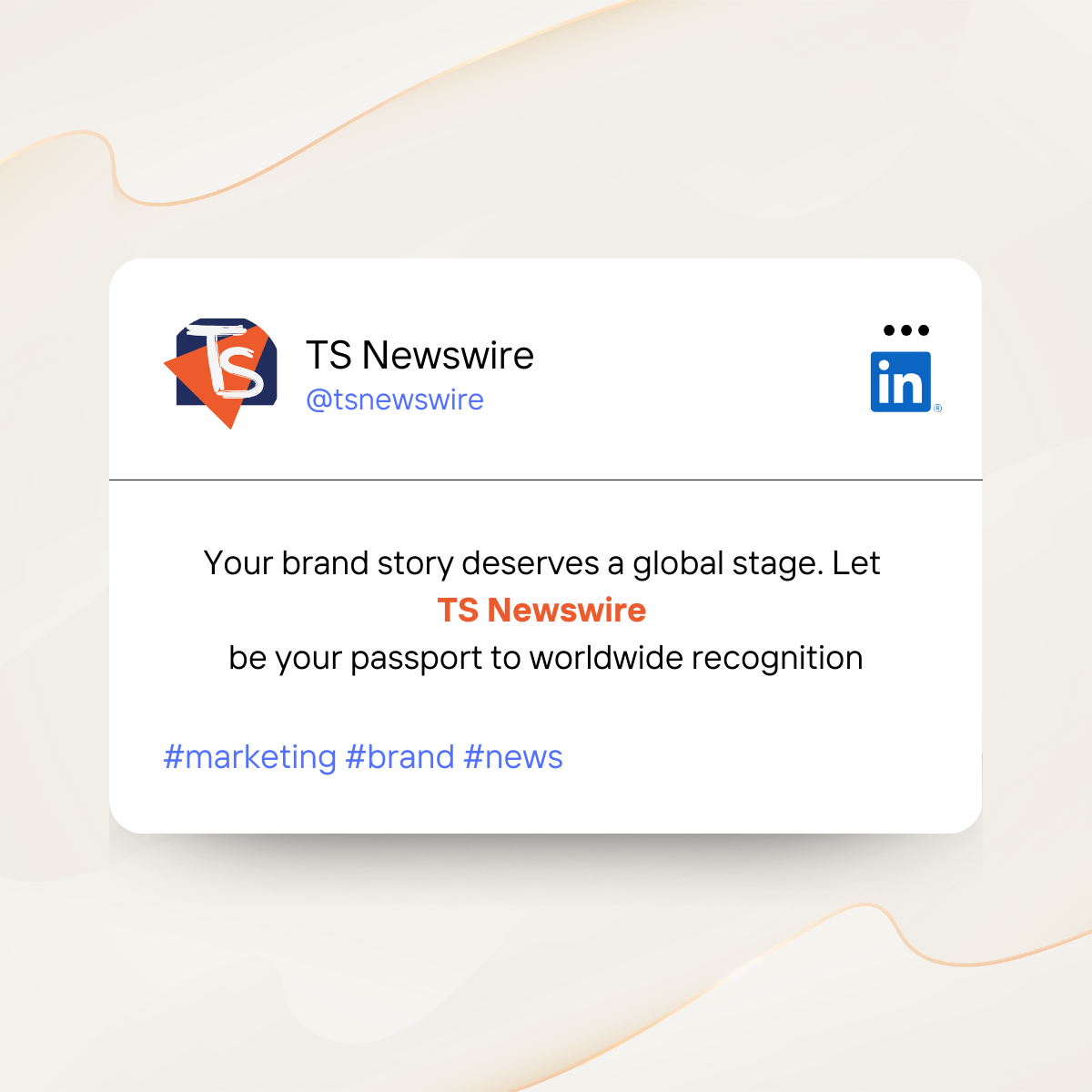 TS Newswire - Sesinizi yükseltmek - TS Newswire Digital PR ile küresel olarak sesinizi yükseltmek medya 1