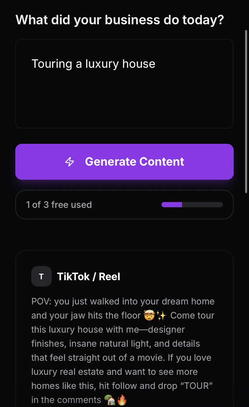 LocalViral Ai screenshot 2