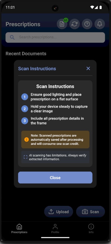 Ai Prescription Saathi - AI app for Analysis and Management of Prescriptions. media 5