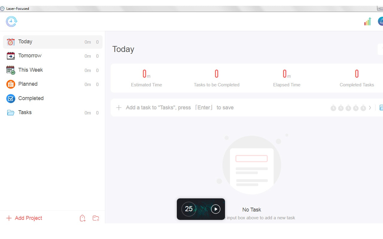 Lazer odaklı: Pomodoro Zamanlayıcı ve Yapmak medya 1