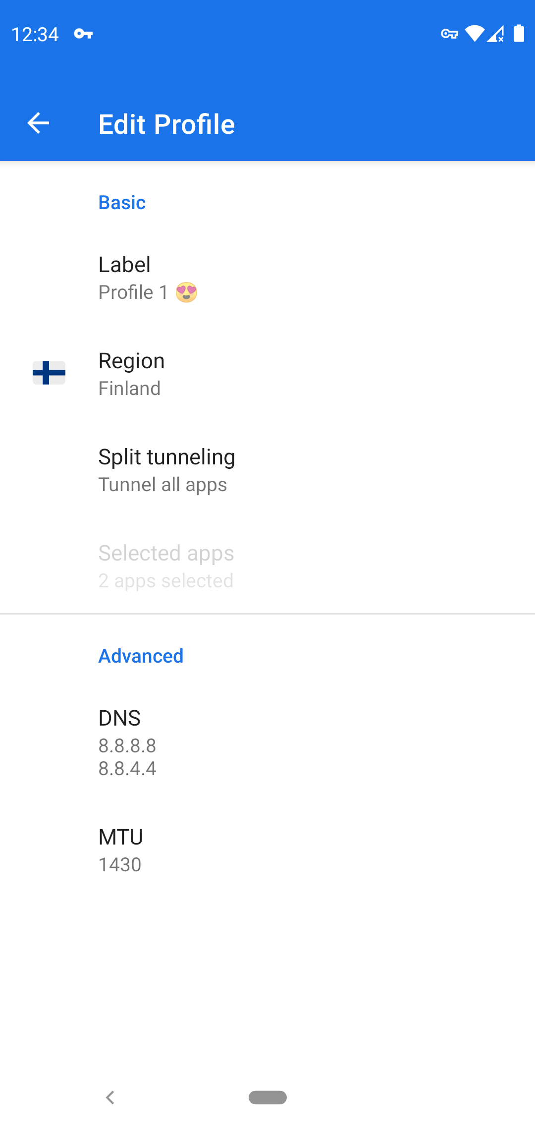 VanillaVPN gallery image