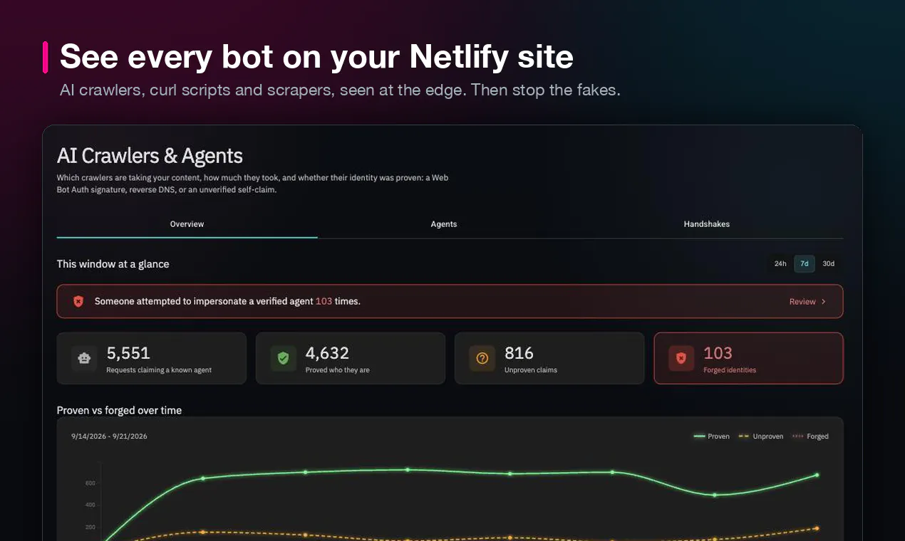 WebDecoy for Netlify 截图