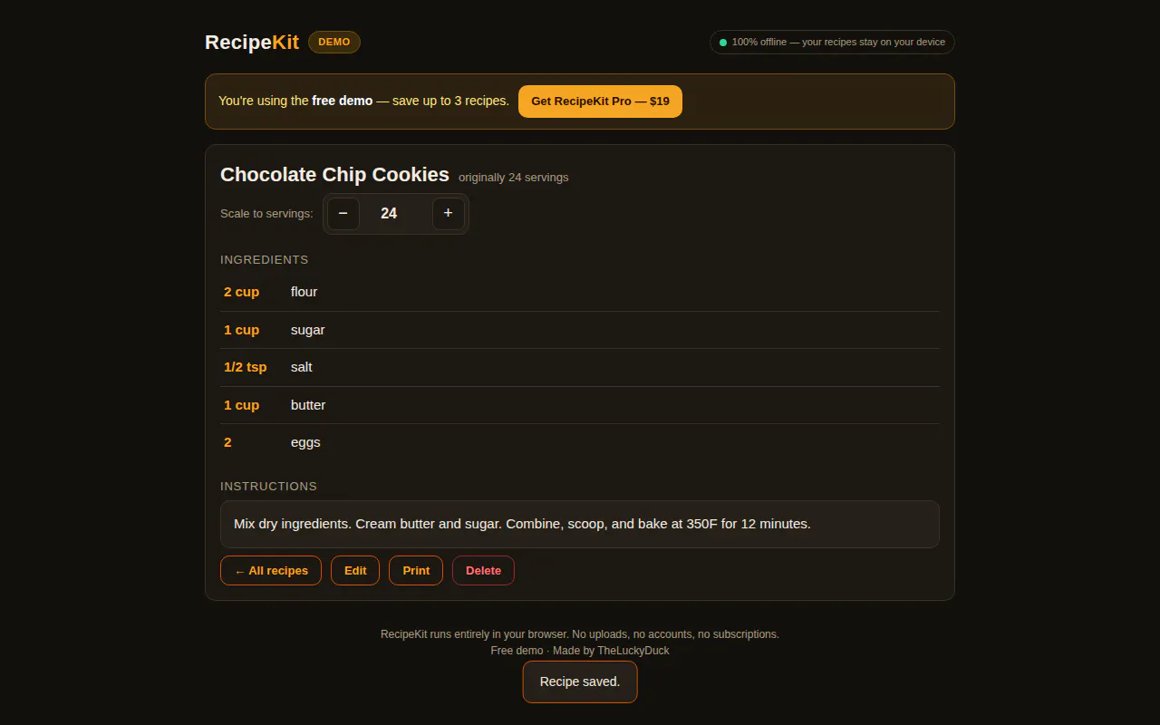 RecipeKit gallery image