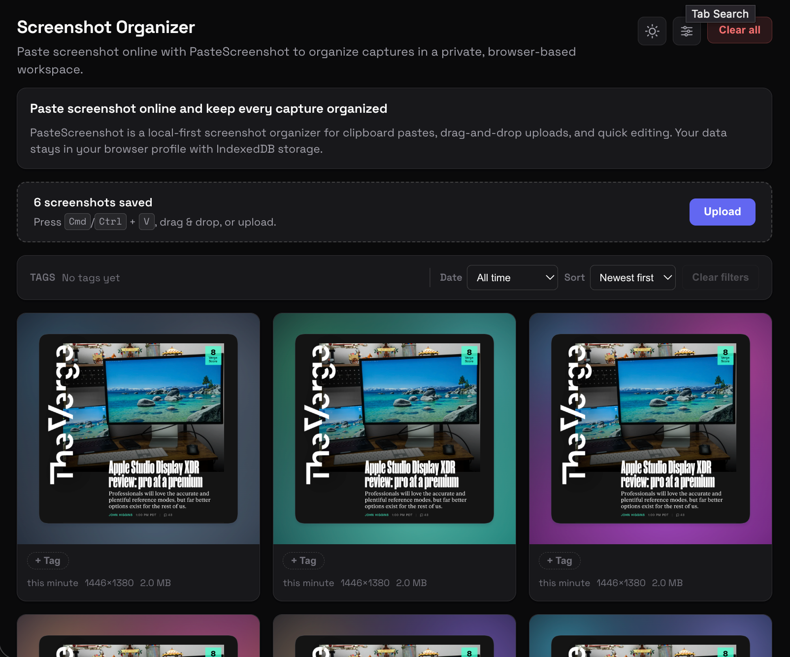 PasteScreenshot gallery image