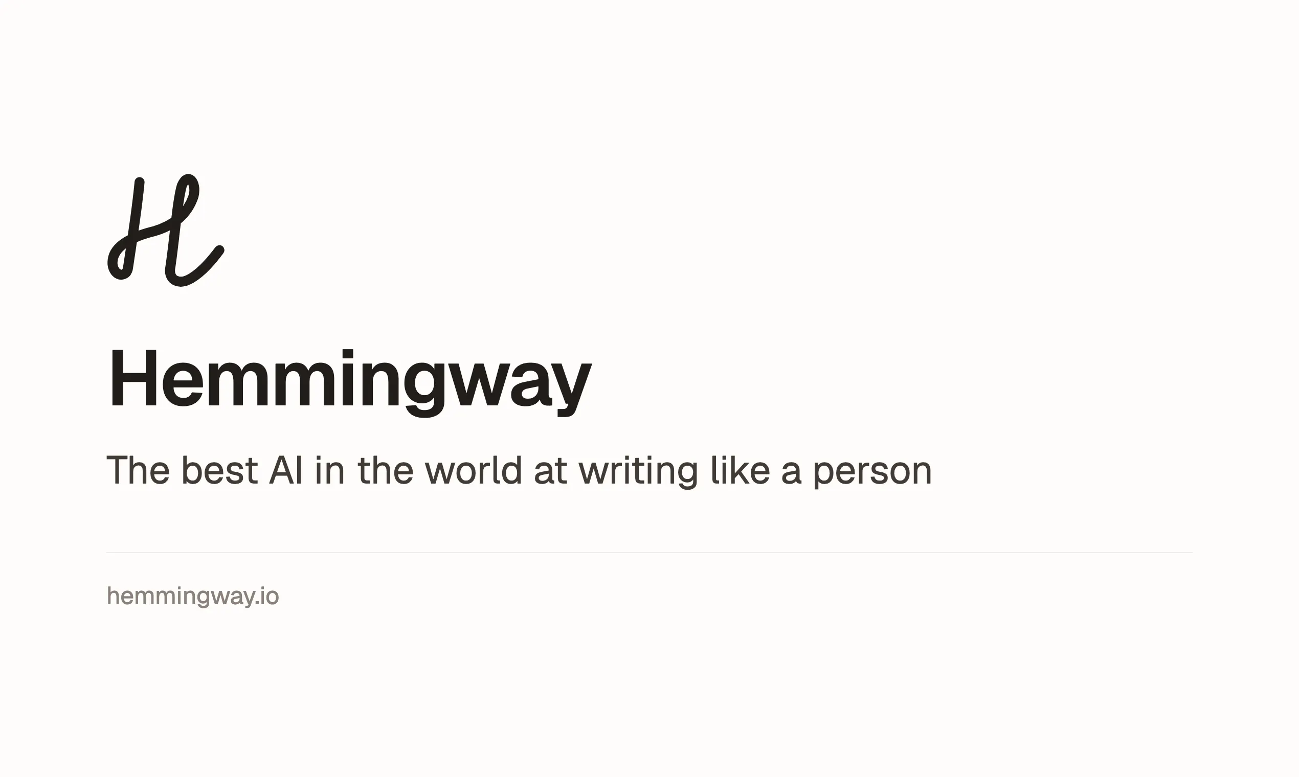Hemmingway AI gallery image