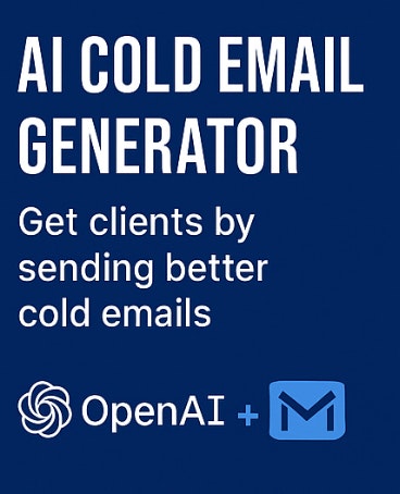 AI Cold Email Generator Land Clients  media 1