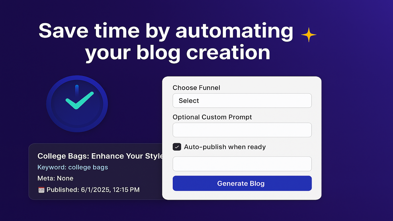 Auto Blog - ShopifyのAI SEOブログ - 1に忙しい店主向けのSEOブログの自動をクリックします。メディア6