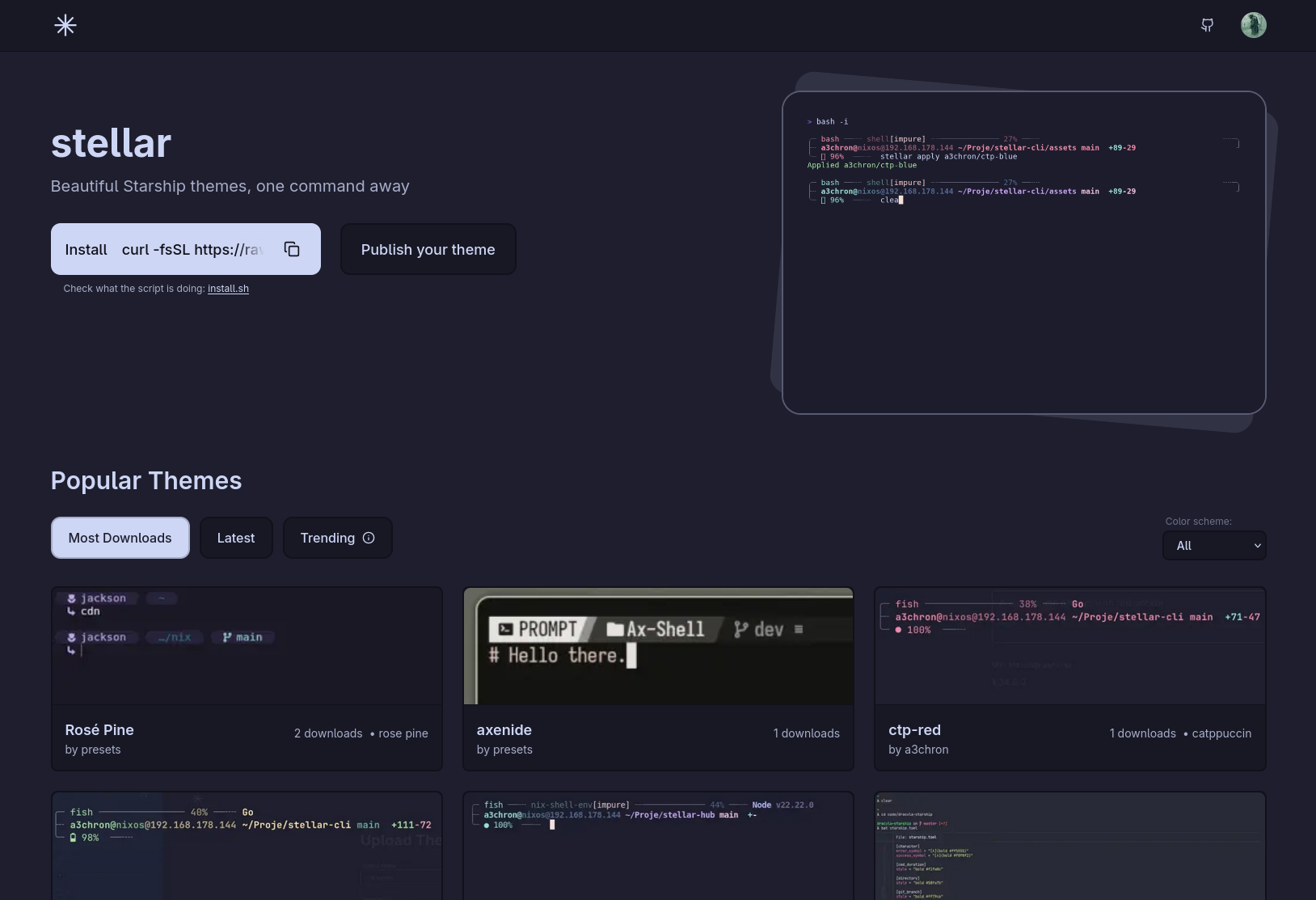 Stellar gallery image