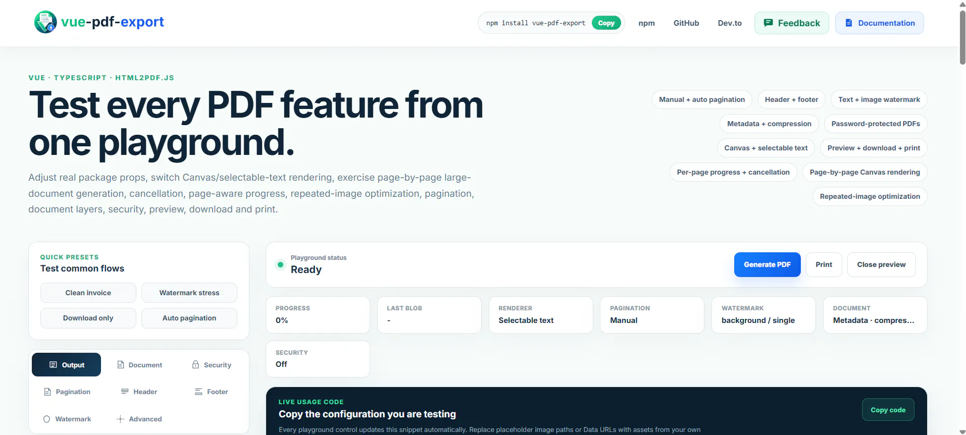 vue-pdf-export gallery image