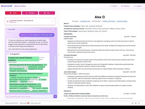 ResumeLM gallery image