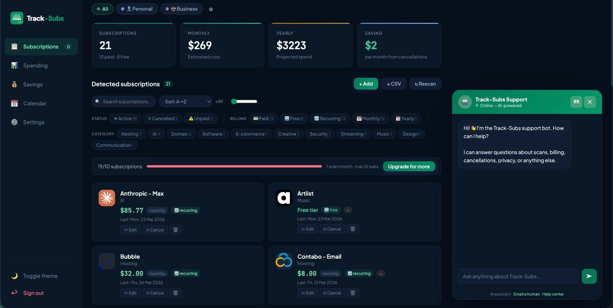 Track-Subs gallery image