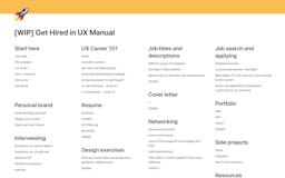 "Get Hired in UX" Manual media 2