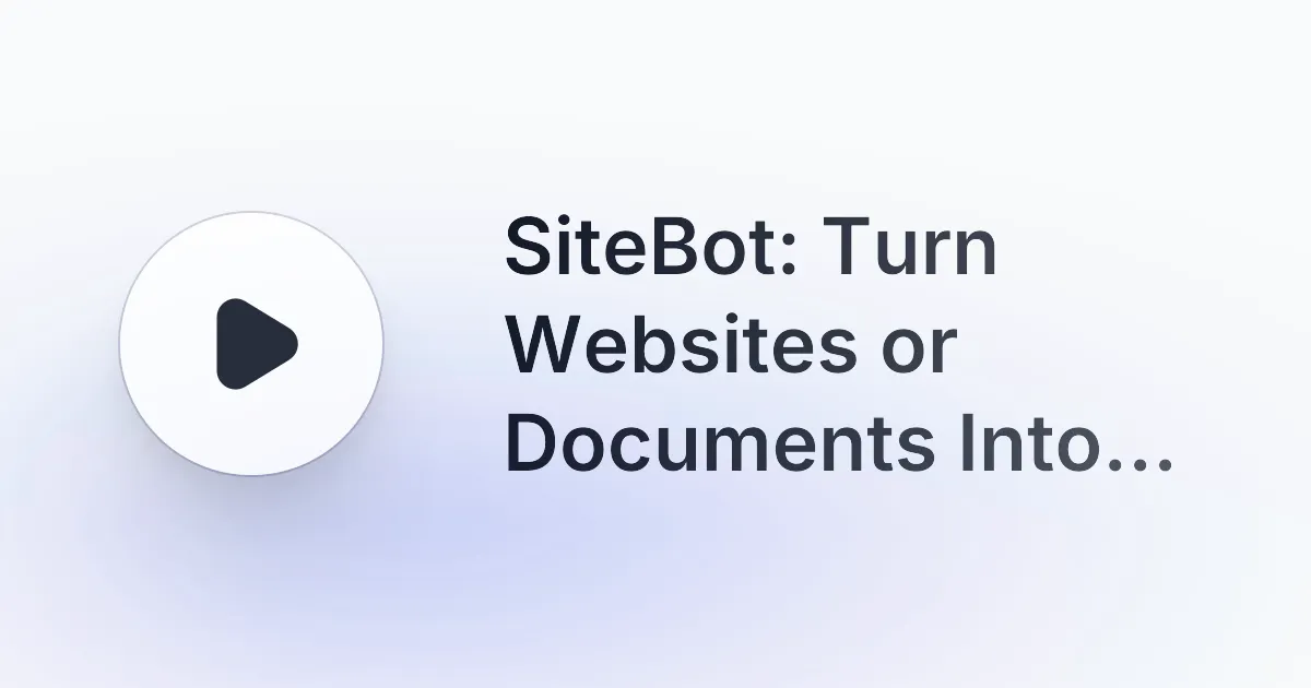 SiteBot gallery image