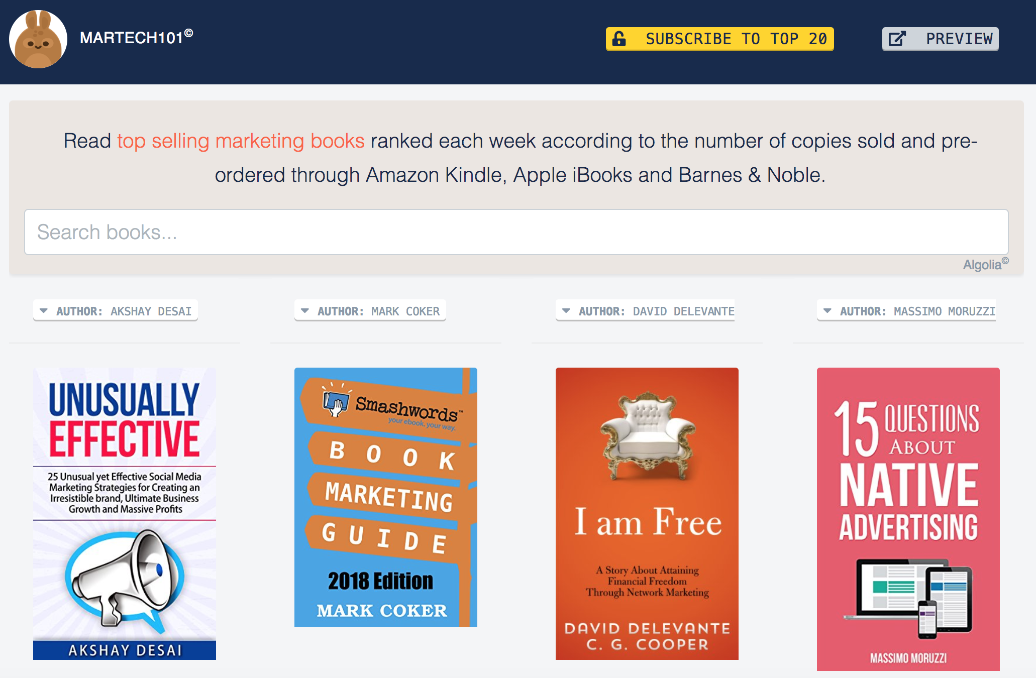 MARTECH101 - Most Sold & Read Marketing Books of the Week gallery image