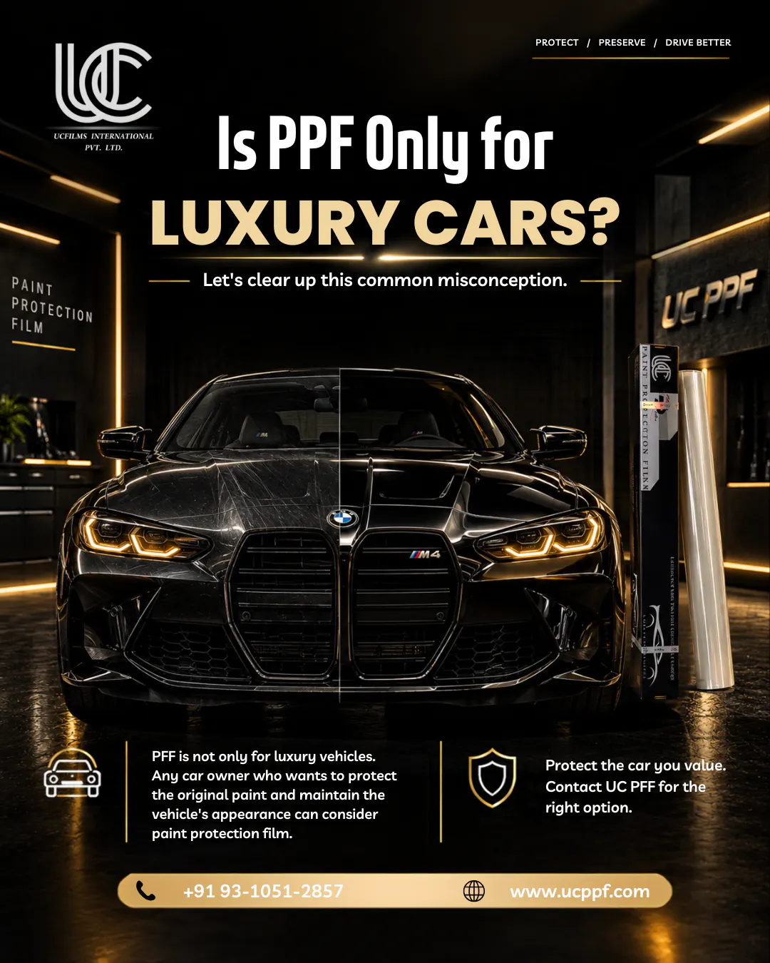 PPF for White Cars: Prevent Yellowing. gallery image