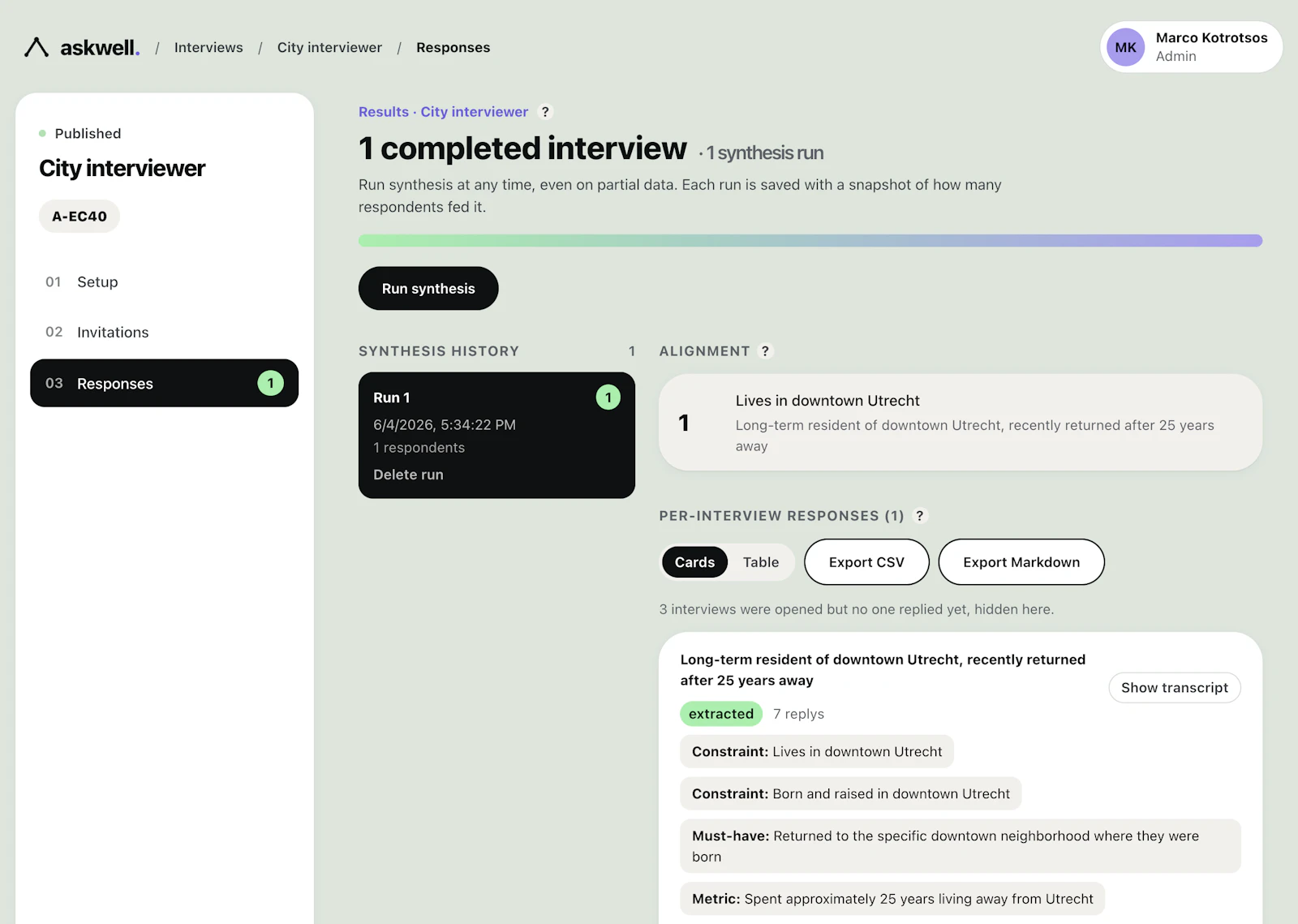 AskWell screenshot 2