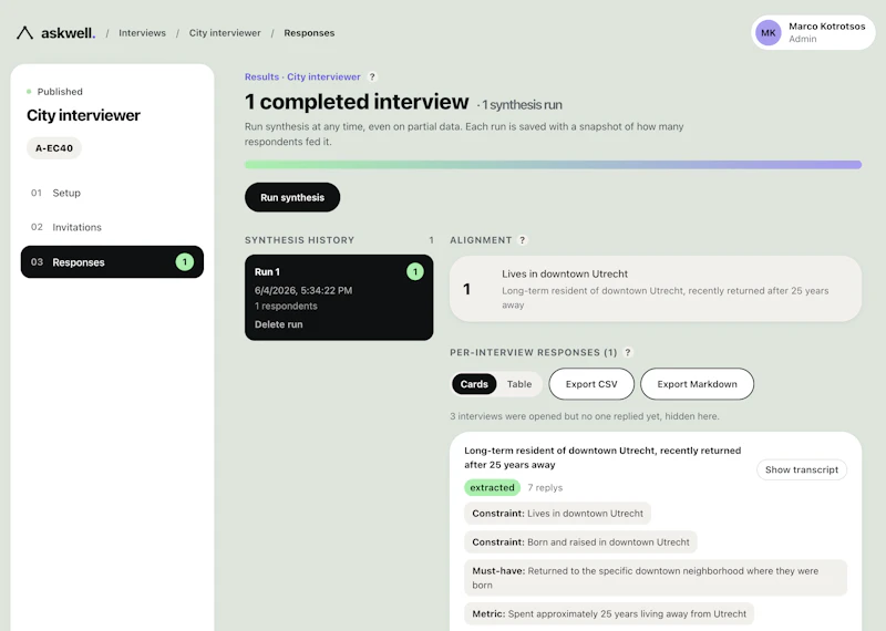 AskWell screenshot 2