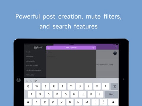 Milkeddit for iPad gallery image