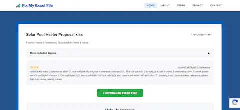 FixMyExcelFile.com gallery image