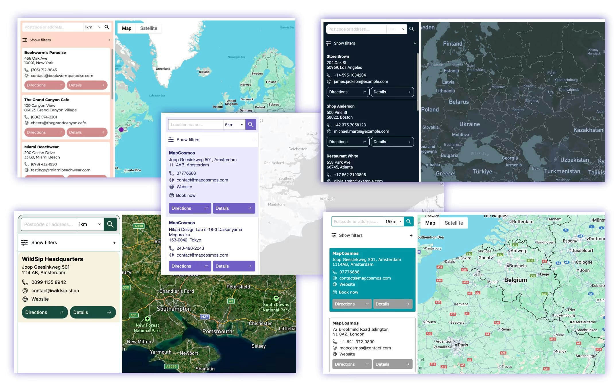 MapCosmos Store Locator - Screenshot 3 preview