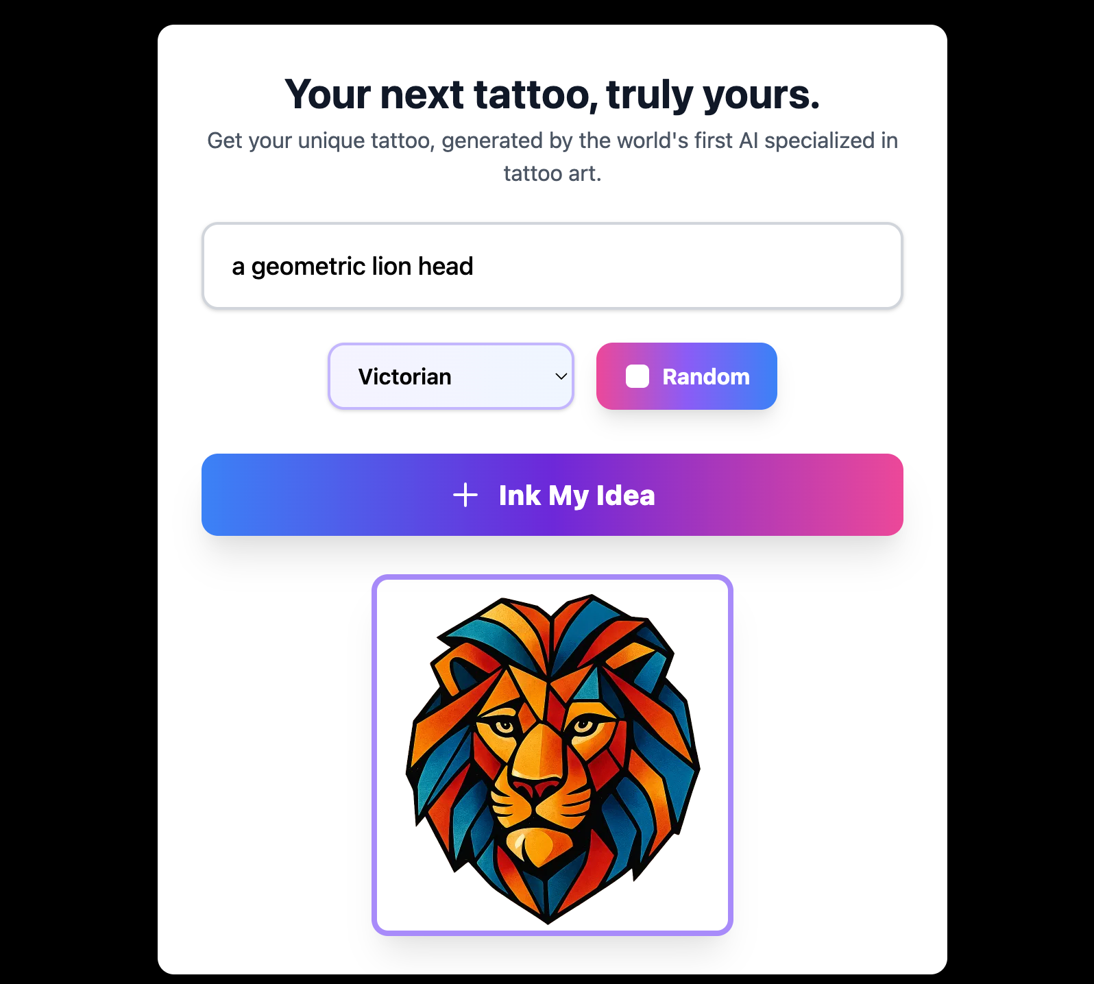 TattooIdeas.tech - एआई मानव-तैयार किए गए टैटू डिजाइन, सभी एक ही स्थान पर मीडिया 2