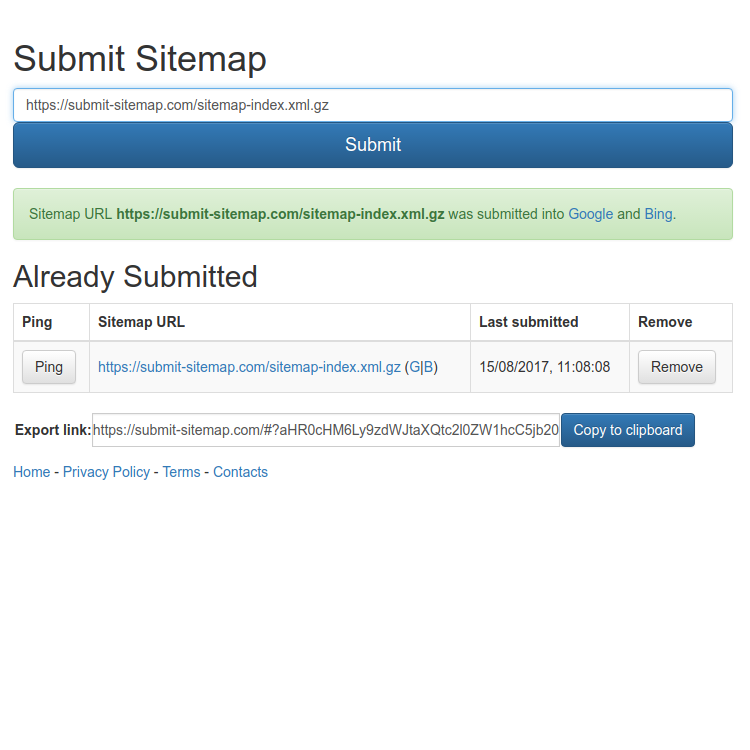 Submit Sitemap gallery image