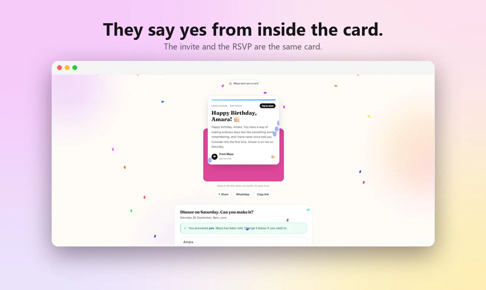 GreetSpark screenshot 5