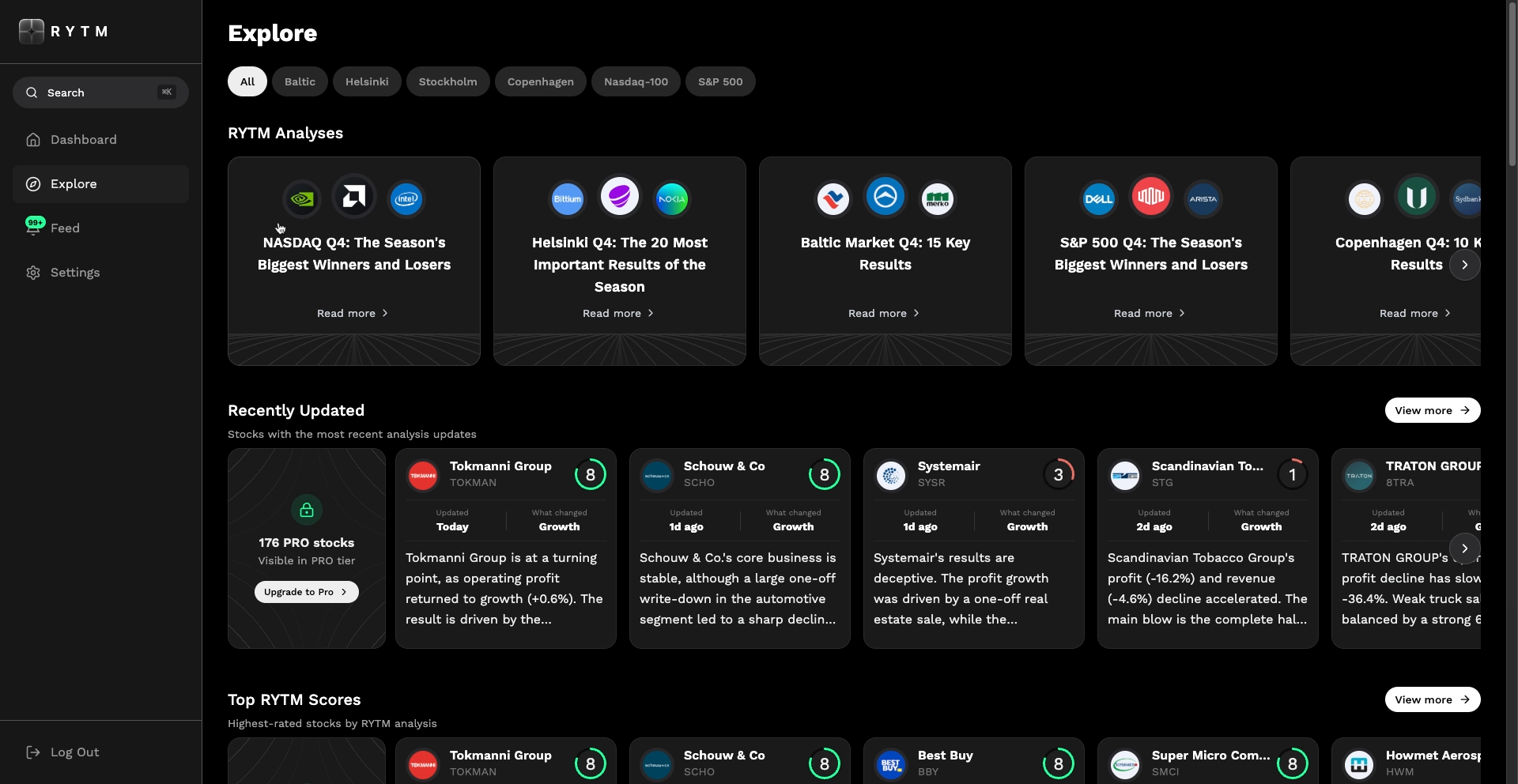RYTM - Screenshot 4 showing product features and functionality