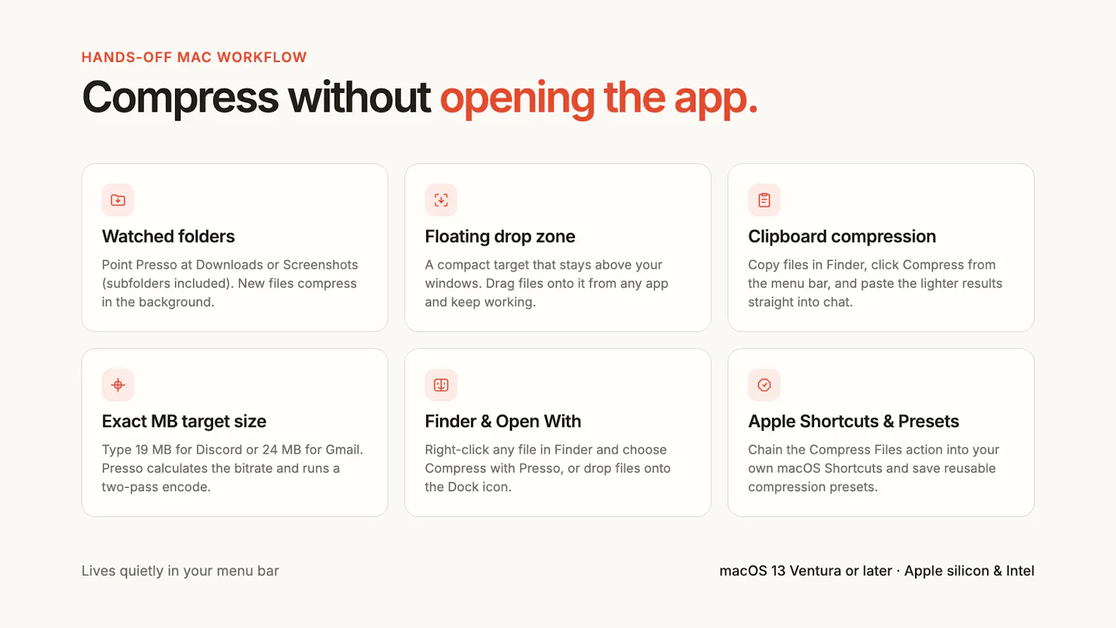 Presso screenshot 3