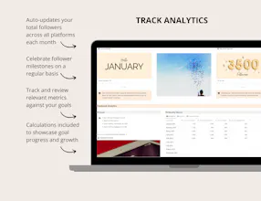 Social Media Planner Notion Template gallery image
