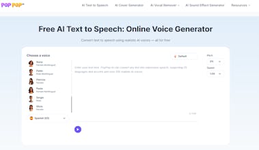 PopPop AI Text to Speech gallery image