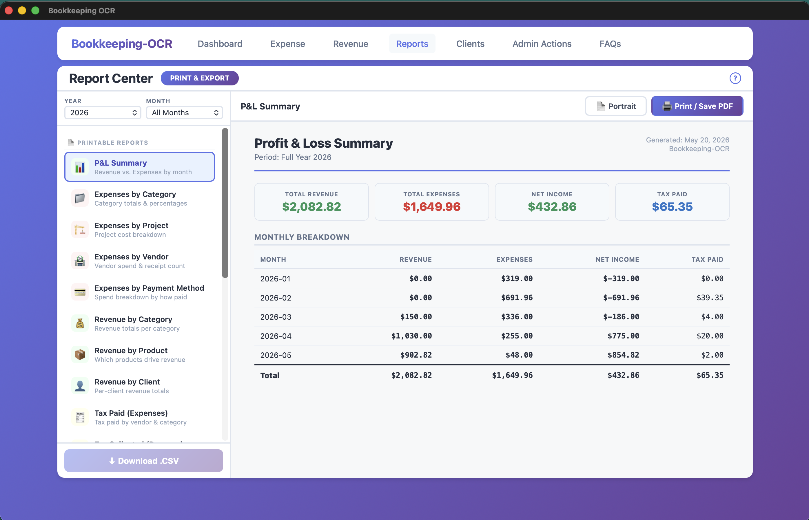 Bookkeeping-OCR gallery image