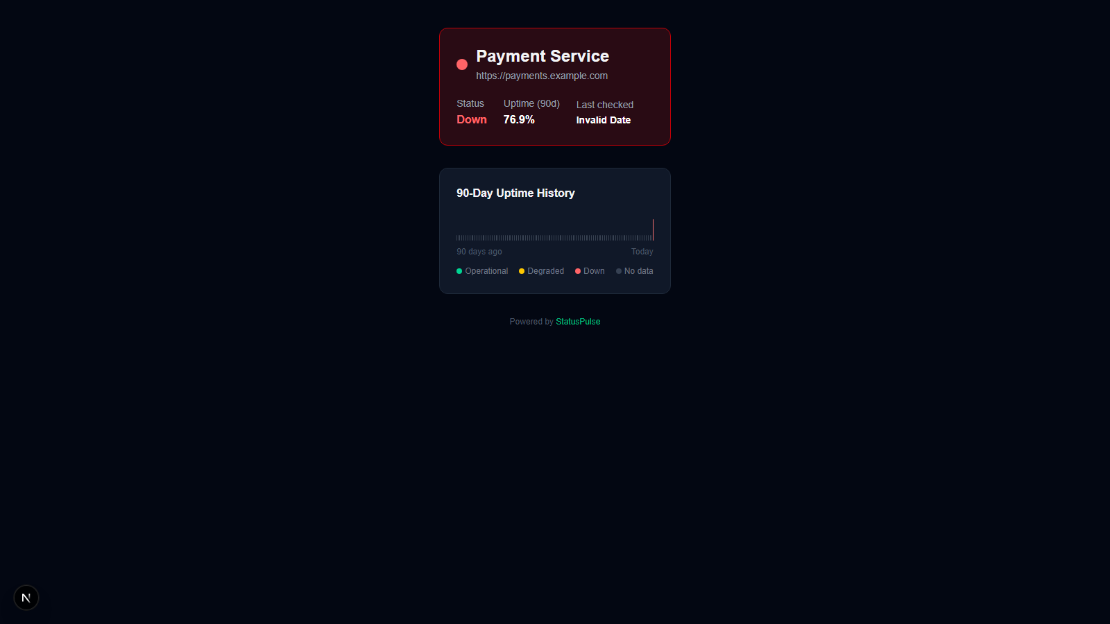 StatusPulse — Uptime Monitoring gallery image