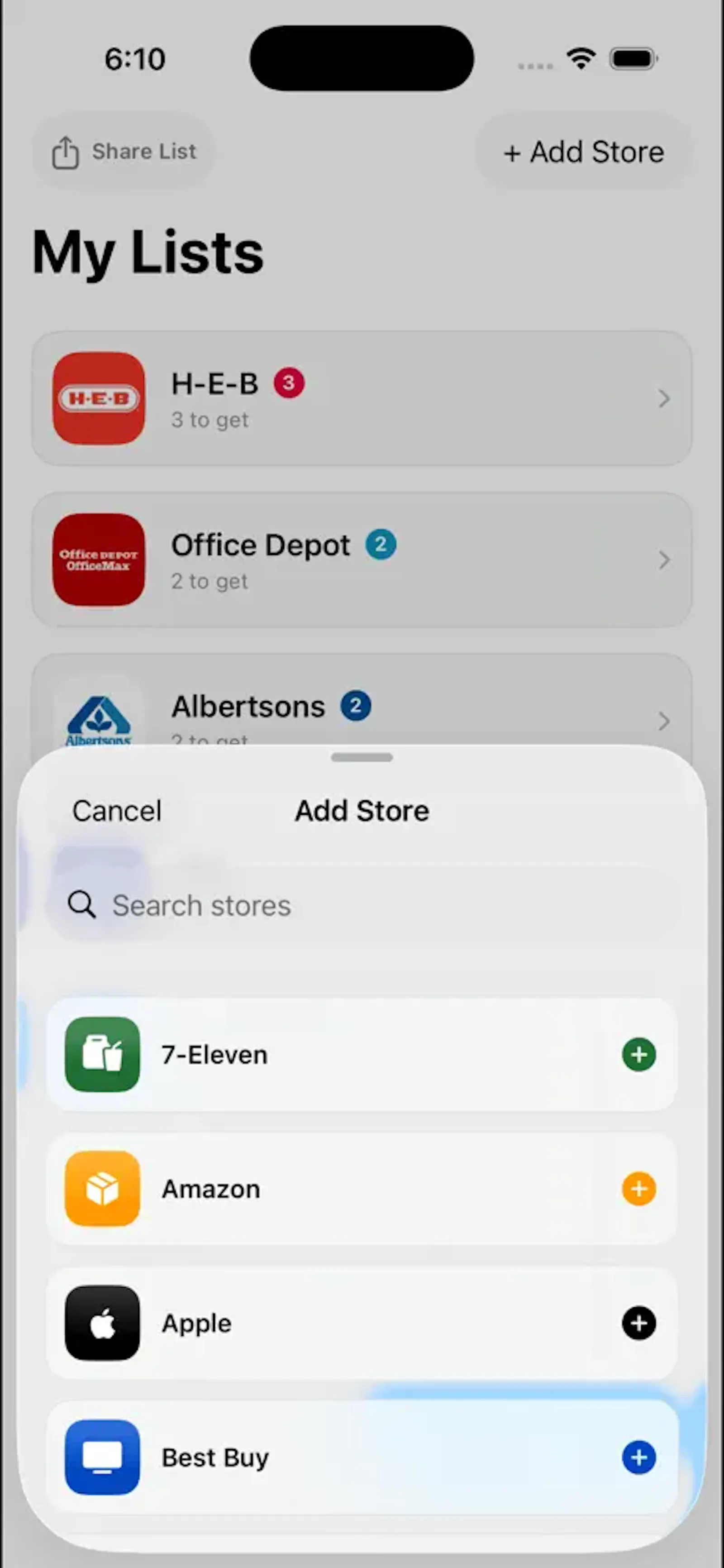 Aisleway screenshot 2