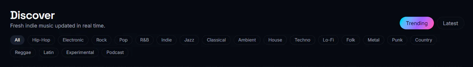 Lumifonic — Free music streaming  screenshot 2