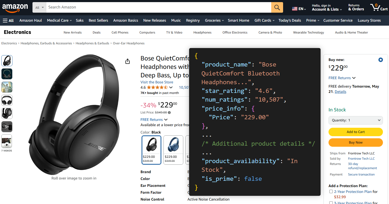 Scout API - Main screenshot showing features and interface