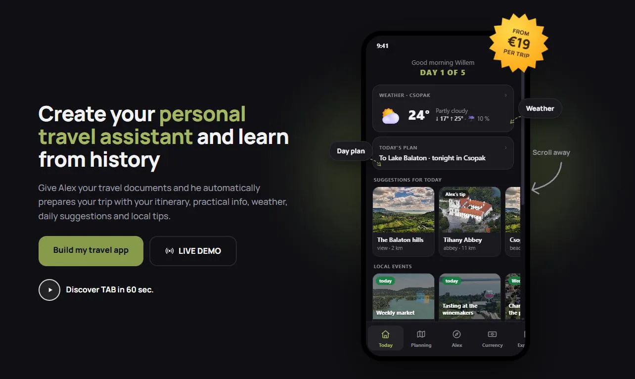 TravelAppBuilder gallery image