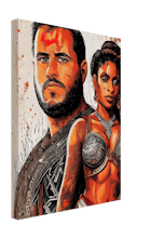 AI-Painted Romantic Printed Portraits gallery image